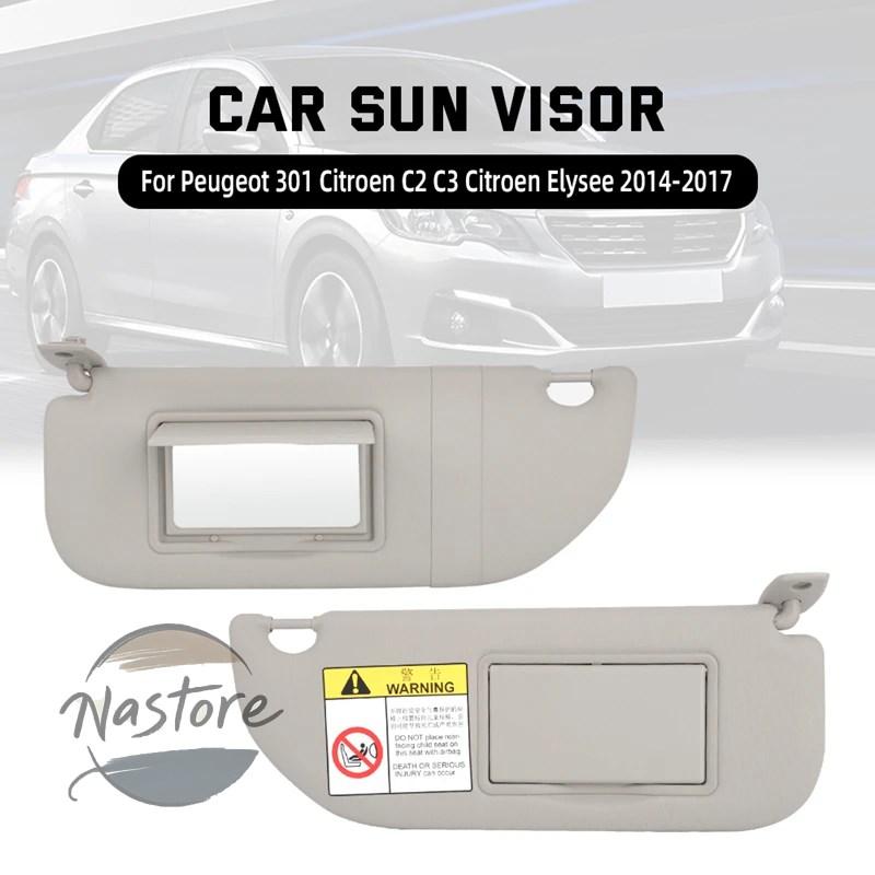 並行輸入品 c2 サンバイザーアセンブリプジョー 301 シトロエン c3 シトロエンエリゼ 2014 2017 98038432ds 980384_4