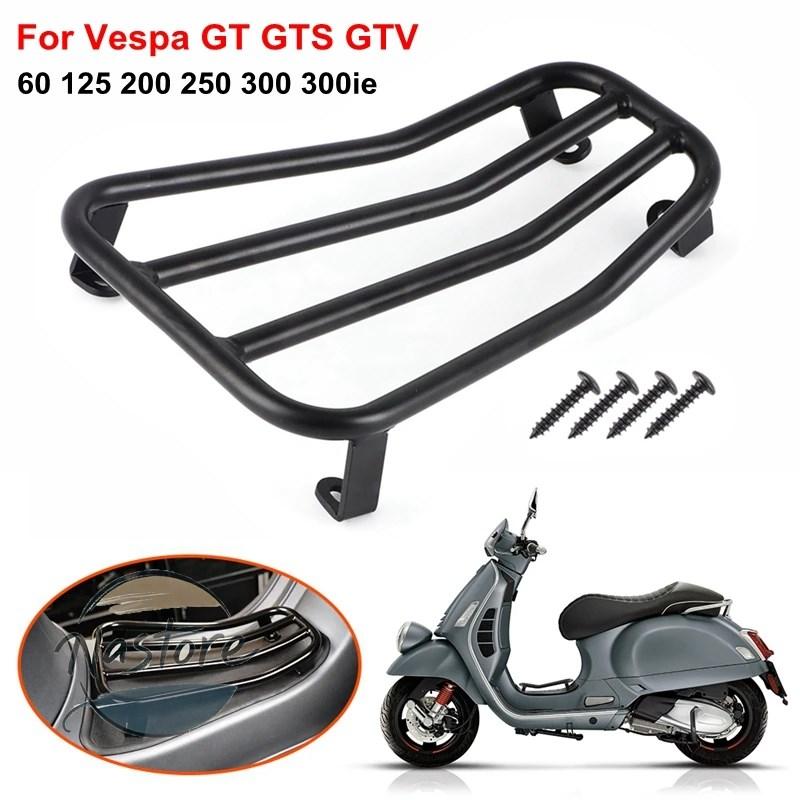 並行輸入品 バイク ペダル リア キット ベスパ gt gts gtv 60 125 200 250 300 300ie 黒フットキャブラケットホルダー カスタムパーツ 部品 アクセサリーの画像