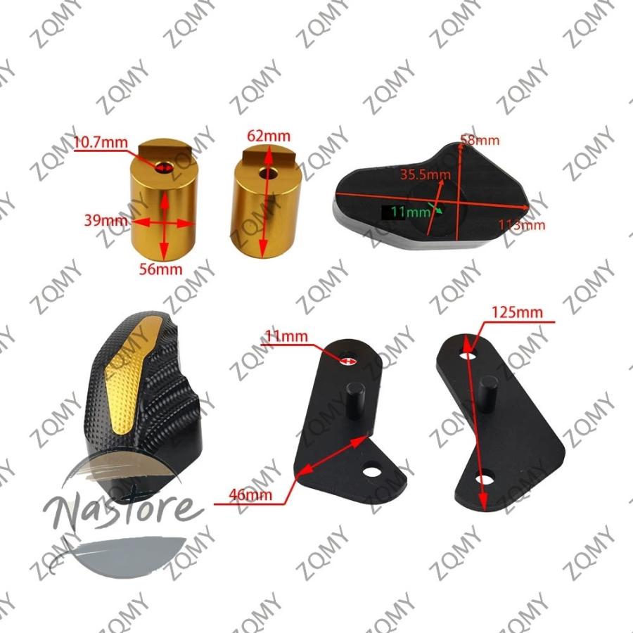 並行輸入品 スズキ suzuki バイク エンジン スライダー プロテクター gsxr1000 gsxr 1000 2017-20 2021-23 カスタムパーツ 部品 アクセサリーの画像