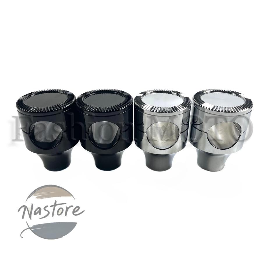 並行輸入品 バイク ハンドル 1 1/4インチ 1/2インチ バー ギアライザークランプ マウント カスタムパーツ 部品 アクセサリー_2
