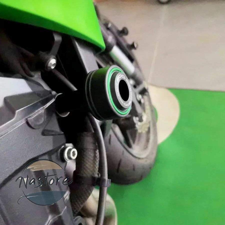 並行輸入品 z500 バイク フレームスライダー 2024 カワサキ ニンジャ500 ニンジャ 500 z se 2025 クラッシュ落下 プロテク_2