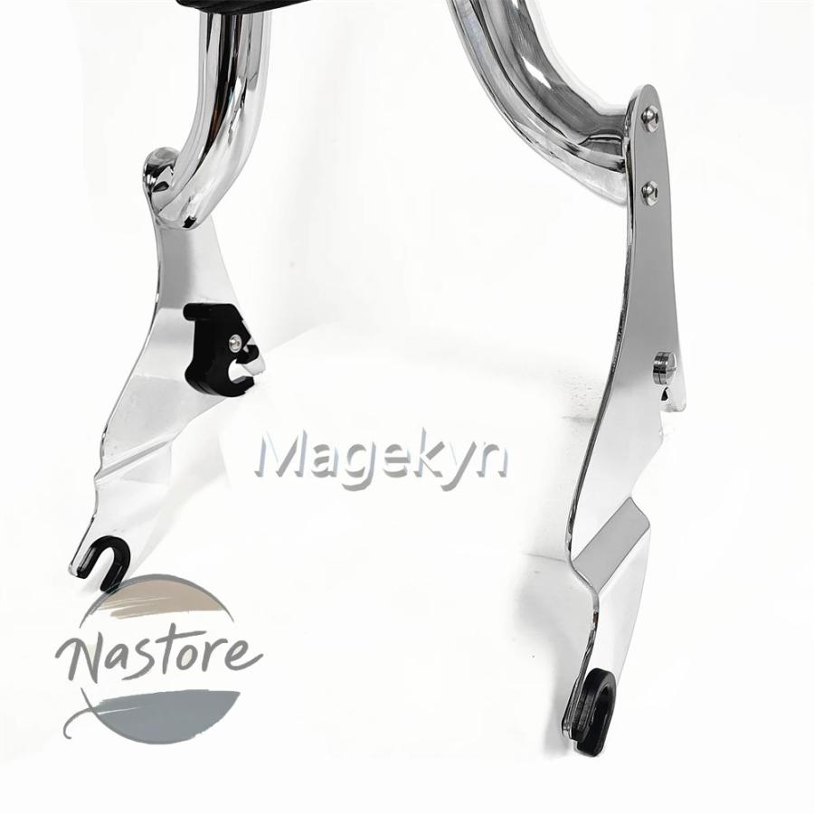並行輸入品 magekyn 助手席 シーシーバー バックレスト ハーレー 2009 2024 ロードキング ストリート グライド ツーリング cvo 部品 カスタムパーツ_5