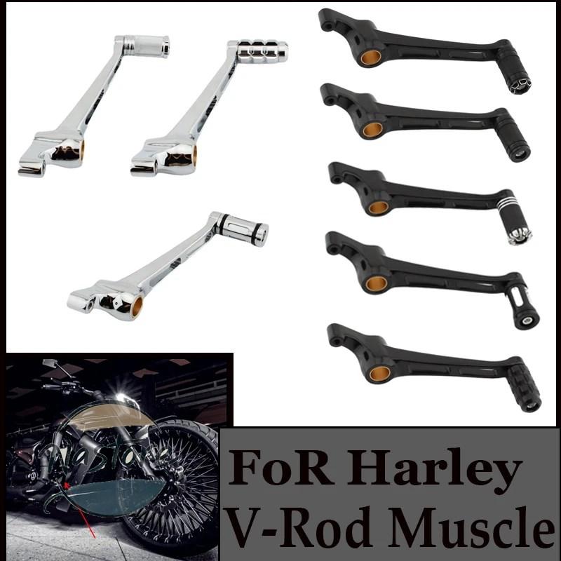 並行輸入品 バイク ハーレー v ロッドマッスル 2002 2017 ナイトロッド vrsc スペシャル 2007 合金ギアシフトシフターレバー カ