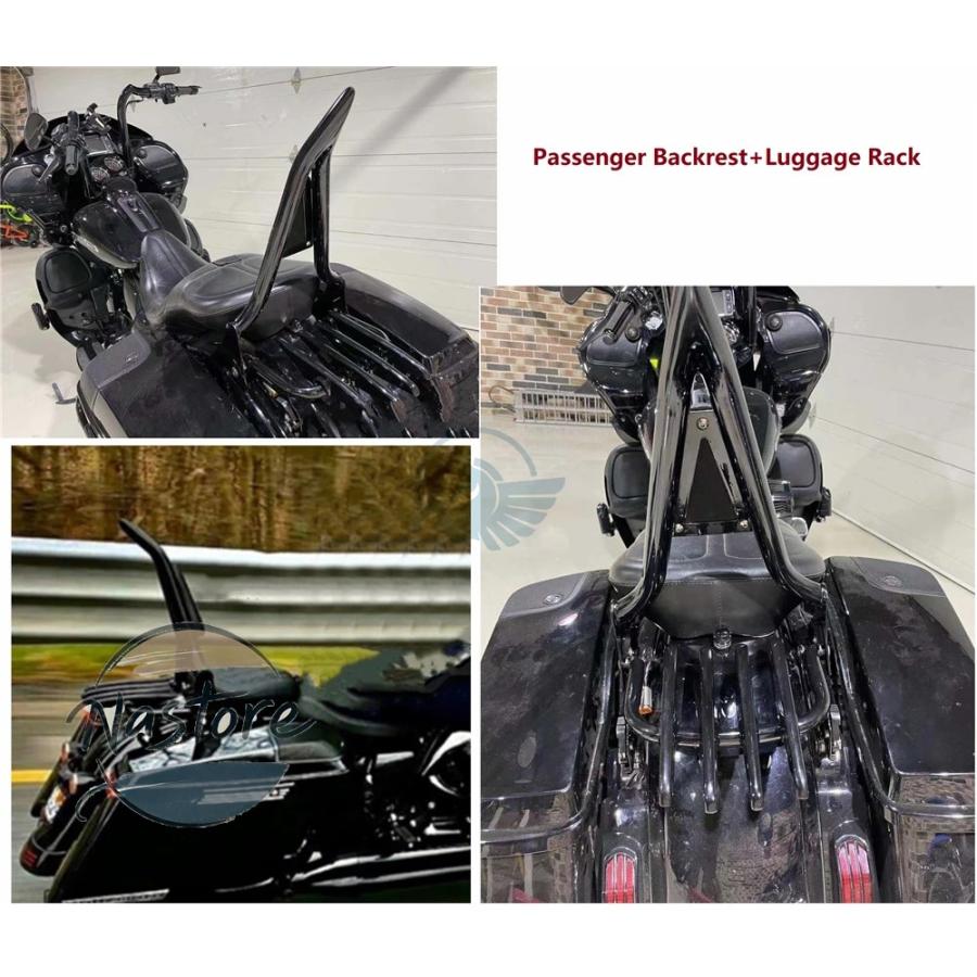 並行輸入品 リア ストリートウルトラエレクトラロードキンググライドピリオンシートバックレストシーシーバーバックレストハーレー 2009アップcvo 部品_2