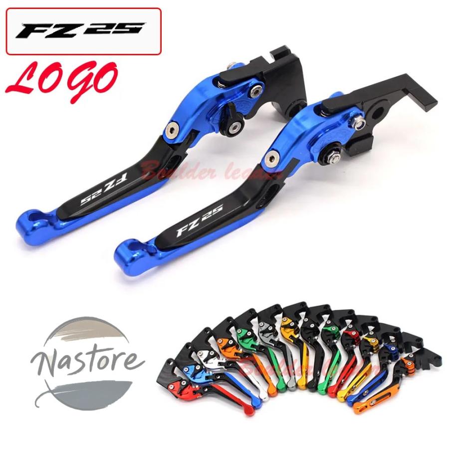並行輸入品 fz25 ヤマハ バイク クラッチ ブレーキ fz 25 2017 2018 折りたたみ拡張可能 cnc レバー カスタムパーツ 部品 アクセサリーの画像