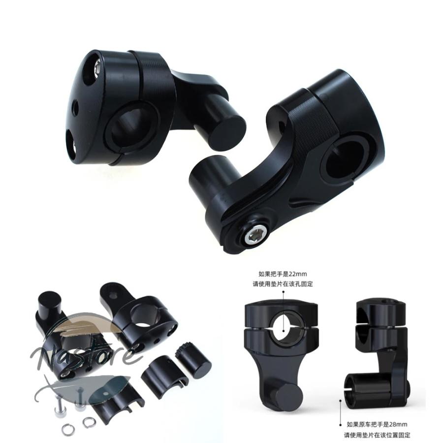 並行輸入品 バイク ハンドル 固定 バー 強化ライザークランプ シート ドゥカティ スクランブラー 400 800 1100 カスタムパーツ 部品 アクセサリー_1