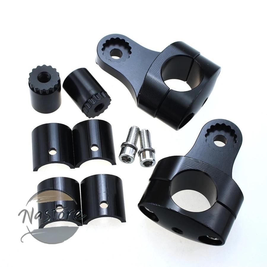 並行輸入品 バイク ハンドル 固定 バー 強化ライザークランプ シート ドゥカティ スクランブラー 400 800 1100 カスタムパーツ 部品 アクセサリー_3