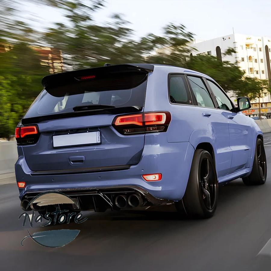 リップルーフウィング グランドチェロキー2012-2021用 ブラック 並行輸入品 ジープ jeep スポイラー リップ チェロキー グランド
