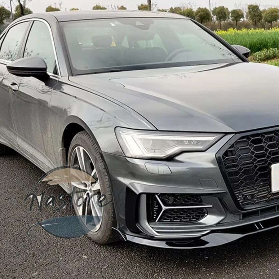 並行輸入品 アウディ audi a6 カバー グリル フォグランプ フロント c8