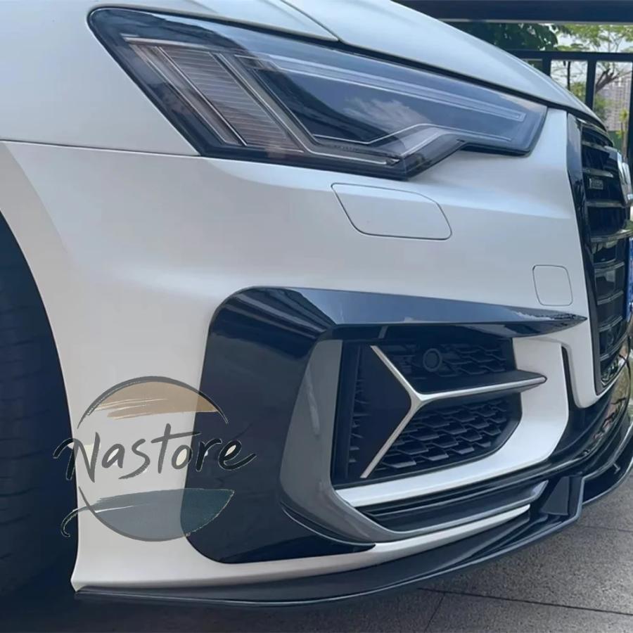 並行輸入品 アウディ audi a6 カバー グリル フォグランプ フロント c8