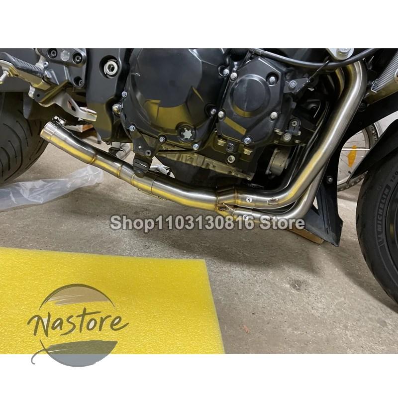 並行輸入品 バイク フロント マフラー カスタム カワサキ z1000 z1000sx 2010 - 2020 スリップオン 排気エスケープ ミドルリンクパイプ接続 51mm 部品_5