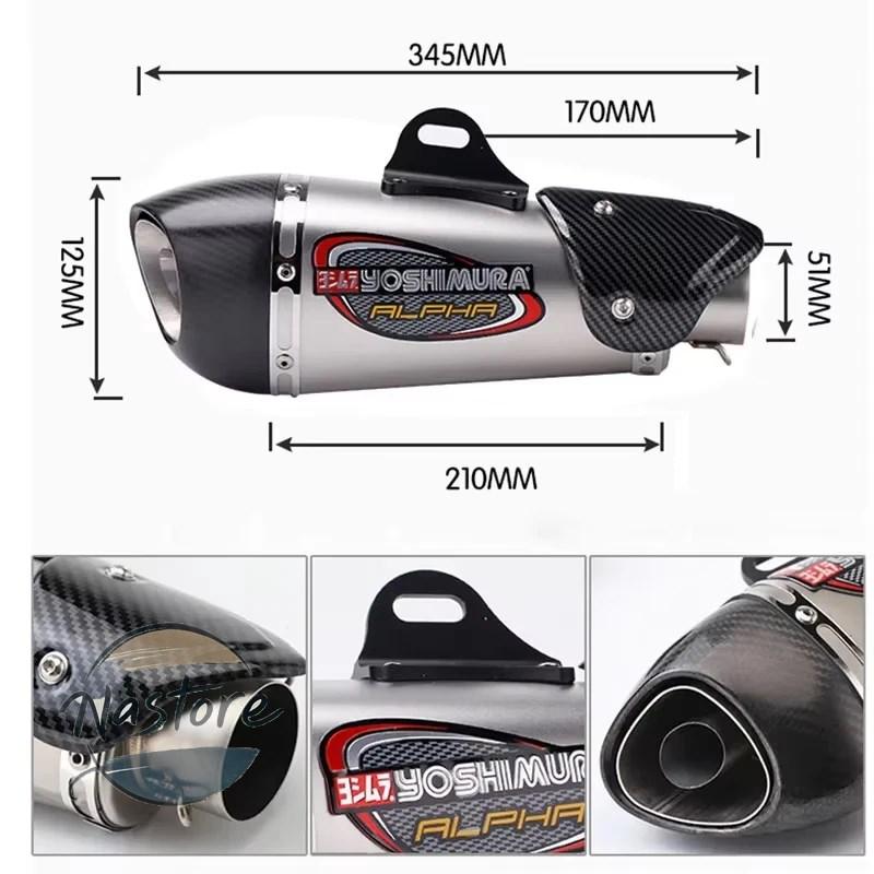 並行輸入品 ホンダ honda バイク マフラー カスタム cbr500 cb500f cbr500r cb500x 2013 - 2019 排気エスケープミドルリンクパイプカーボンdbキラー 部品_1