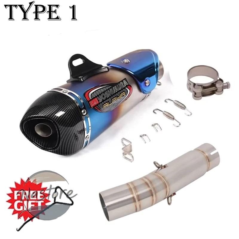 並行輸入品 ホンダ honda バイク マフラー カスタム cbr500 cb500f cbr500r cb500x 2013 - 2019 排気エスケープミドルリンクパイプカーボンdbキラー 部品_2