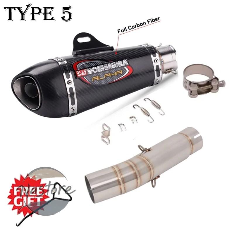 並行輸入品 ホンダ honda バイク マフラー カスタム cbr500 cb500f cbr500r cb500x 2013 - 2019 排気エスケープミドルリンクパイプカーボンdbキラー 部品_5