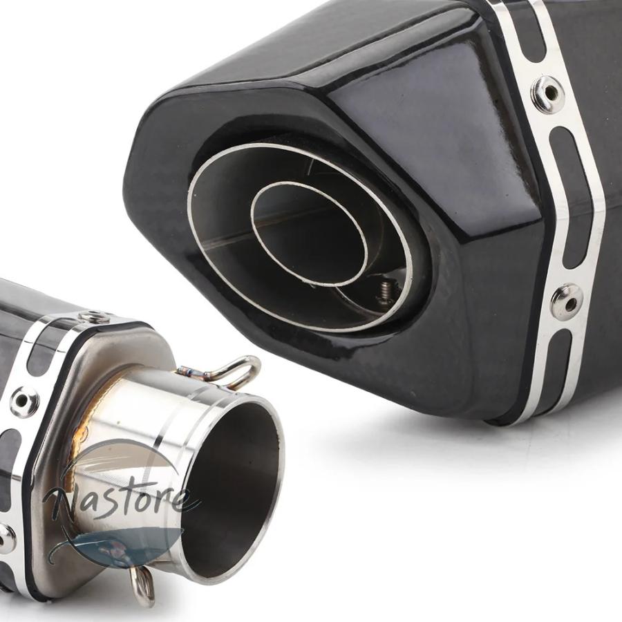 並行輸入品 fz1 バイク マフラー 51mmインレット汎 r6 r15 r3 zx6r zx10 z900 1000 cbr1000 gsxr1000 b10 カスタムパーツ 部品 アクセサリーの画像