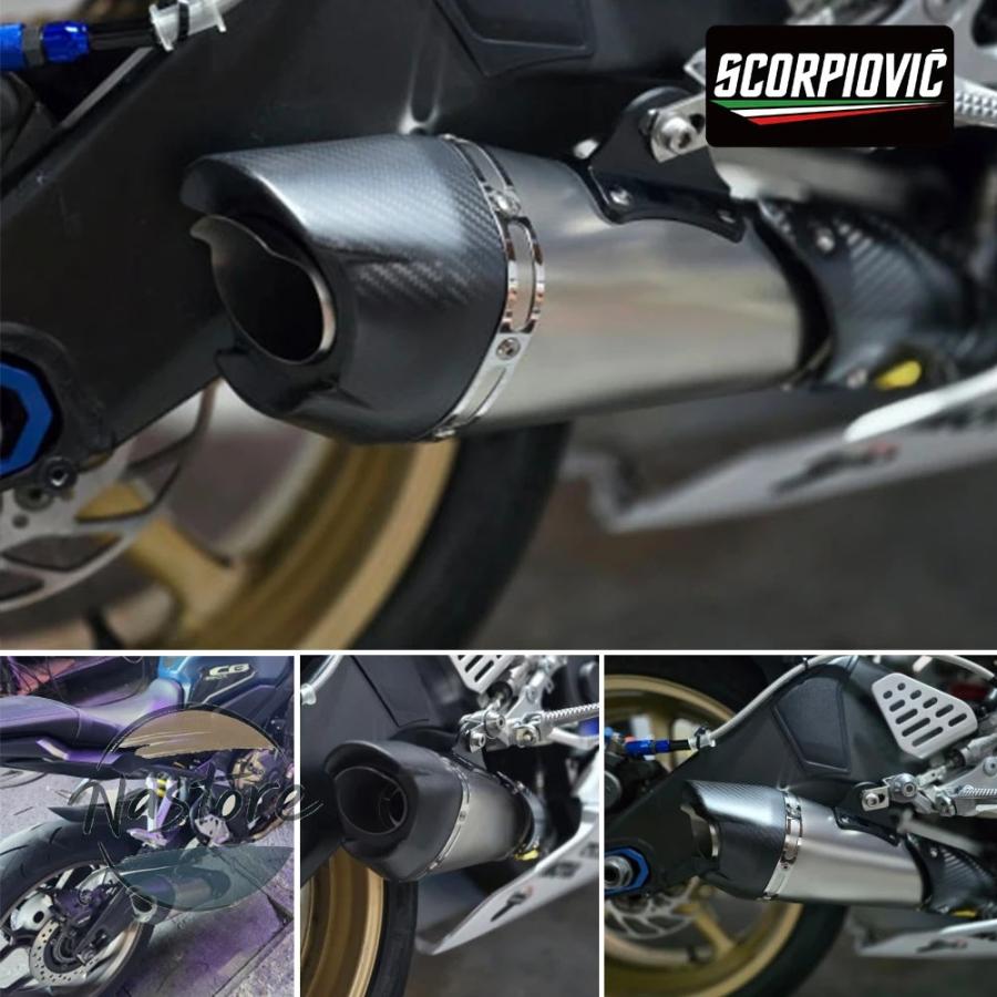 並行輸入品 at2 バイク マフラー 51mm汎 dbキラー cbr500 gsx-s 750
