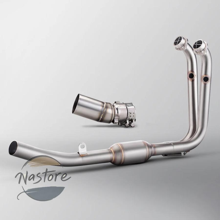 並行輸入品 バイク フロント 部品 カスタムパーツ アクセサリー 450sr 450nk 450ss 2022-2025 51mm エキゾースト ミッドリンクパイプ エスケープ_2