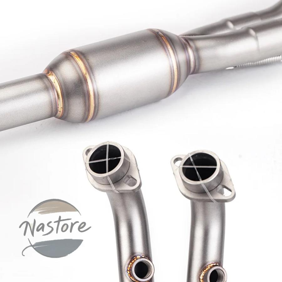 並行輸入品 バイク フロント 部品 カスタムパーツ アクセサリー 450sr 450nk 450ss 2022-2025 51mm エキゾースト ミッドリンクパイプ エスケープ_4