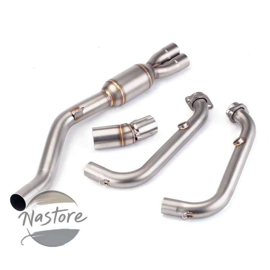 並行輸入品 バイク フロント 部品 カスタムパーツ アクセサリー 450sr 450nk 450ss 2022-2025 51mm エキゾースト ミッドリンクパイプ エスケープ_5