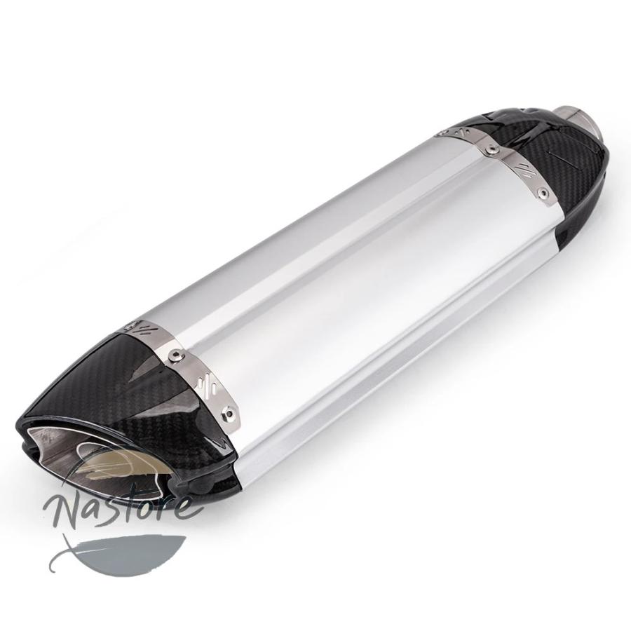 並行輸入品 バイク マフラー 部品 カスタムパーツ アクセサリー 汎 51mm パイプ エスケープ モト er6n sv650 crf 230 z8の画像