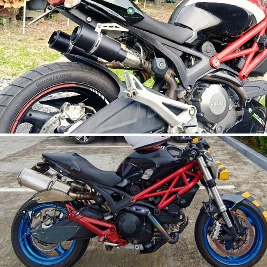 並行輸入品 バイク マフラー 部品 カスタムパーツ アクセサリー monster 659 696 795 1100 hypermotard 796 2008 - 2014の画像