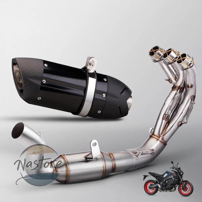 並行輸入品 ヤマハ バイク マフラー カスタム 部品 カスタムパーツ アクセサリー mt-09 mt09 2021-23 スリップオン 排気システム 51mmの画像