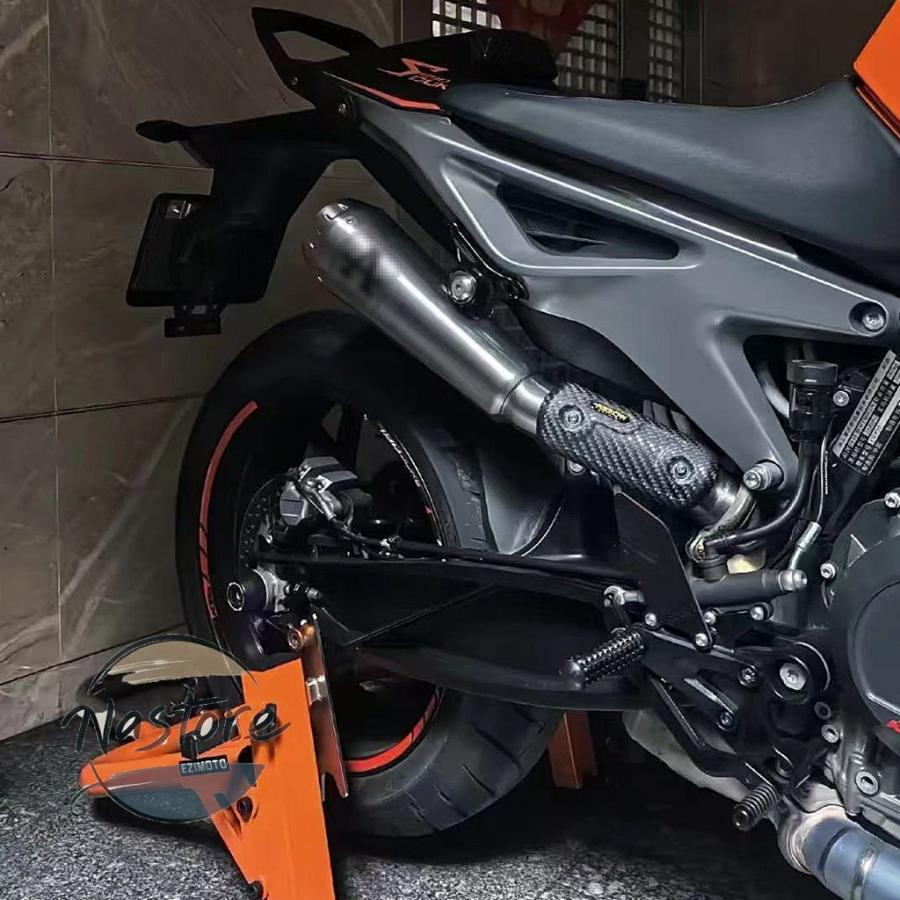 並行輸入品 バイク マフラー ktm 790/890 アドベンチャー r ラリー 2018 - 2023 排気エスケープシステム ミッドリンクパイプ アロー デューク 790 890 部品の画像