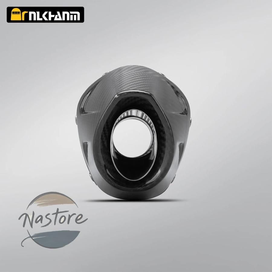 並行輸入品 バイク マフラー 部品 カスタムパーツ アクセサリー r6 mt09 cbr300 cbr400 汎 51mm scステンレスカーボン 排気システム_3