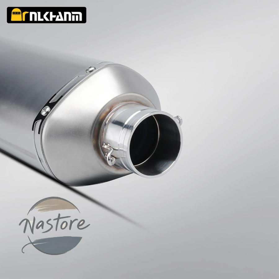 並行輸入品 バイク マフラー 部品 カスタムパーツ アクセサリー r6 mt09 cbr300 cbr400 汎 51mm scステンレスカーボン 排気システム_5