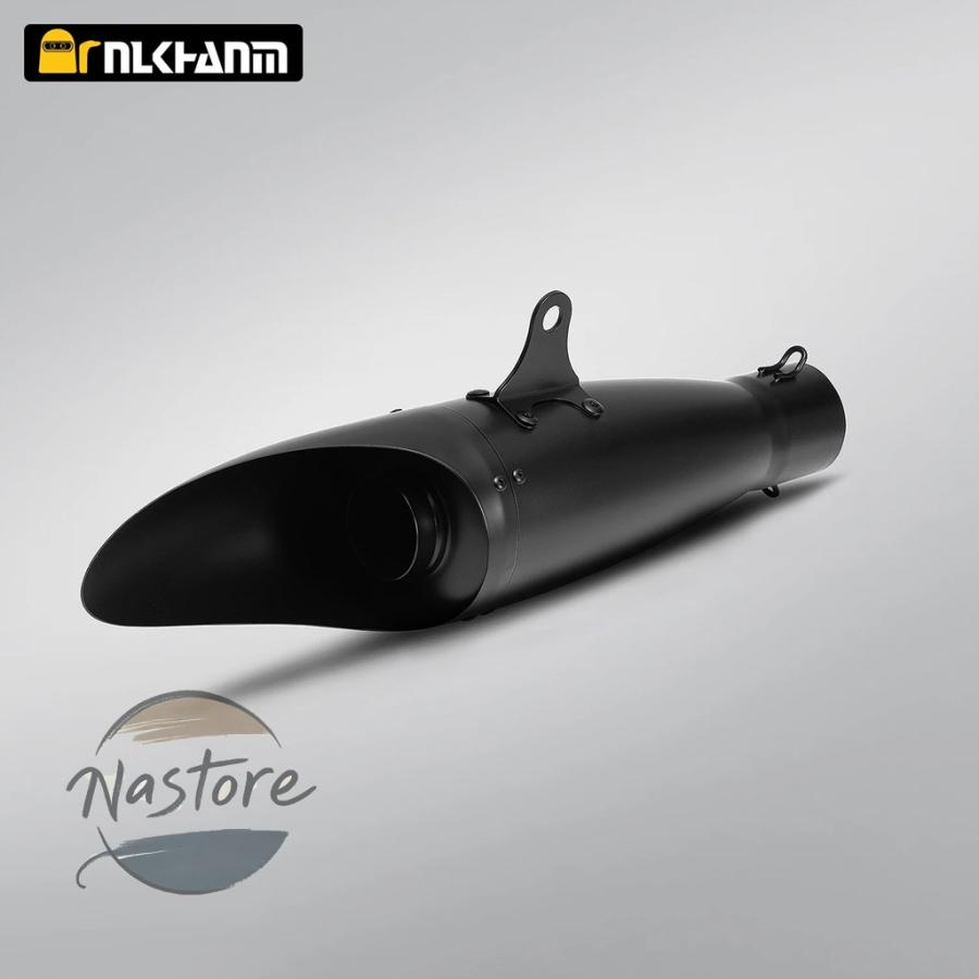 並行輸入品 バイク マフラー カスタム 部品 カスタムパーツ アクセサリー er6n mt07 xsr900 dl650 yzf-r1 汎 51mm 排気システムscエスケープの画像