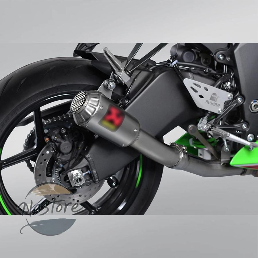 並行輸入品 バイク マフラー カスタム 部品 カスタムパーツ アクセサリー カワサキ zx6r zx6rr ak エスケープ カーボンの画像