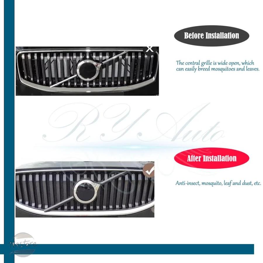 並行輸入品 xc60 ボルボ カバー グリル アクセサリー カスタムパーツ