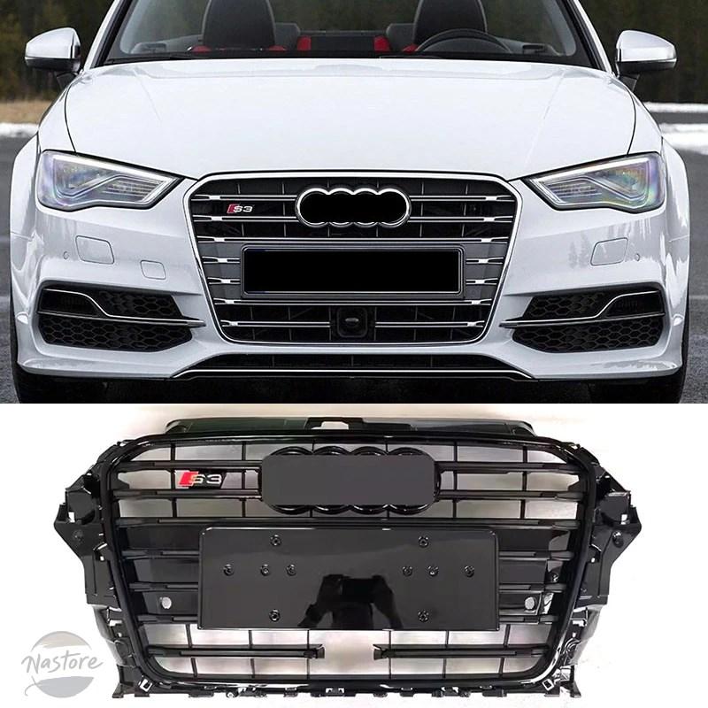 か*ず様 アウディa3 フロントグリル 並行輸入品 アウディ audi カバー フロント グリル a3 s4 8v プレート