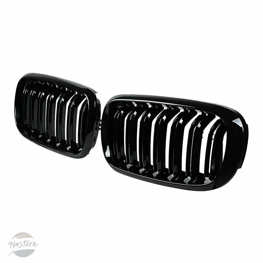 並行輸入品 BMW x5 グリル アクセサリー カスタム グロスブラック カー フロントキドニー カスタムパーツ 部品 アクセサリーの画像