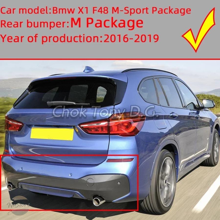 並行輸入品 BMW x1 カバー f48 m-sport 2016-2019 牽引キャップ フロント リア バンパー カスタムパーツ 部品 アクセサリーの画像