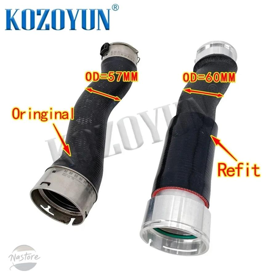 並行輸入品 BMW n55 インタークーラーパイプ ターボブーストパイプキット m2 m135i m235i 335i カスタムパーツ 部品 アクセサリーの画像