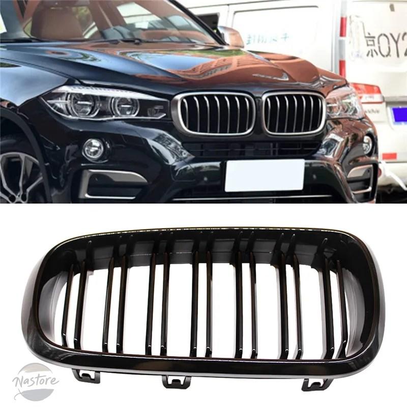 並行輸入品 BMW f15 フロントバンパー グリル 1ペア 光沢/マットブラック ダブル カスタムパーツ 部品 アクセサリーの画像