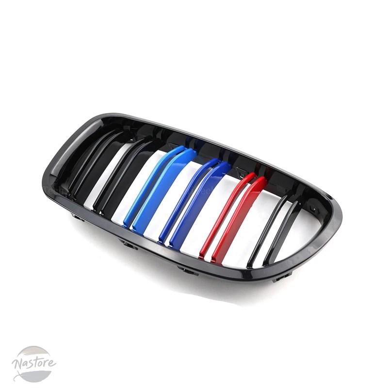 並行輸入品 BMW f10 フロントバンパー グリル 5シリーズ f11 f18 m5 ダブル 2010-2016 カスタムパーツ 部品 アクセサリーの画像
