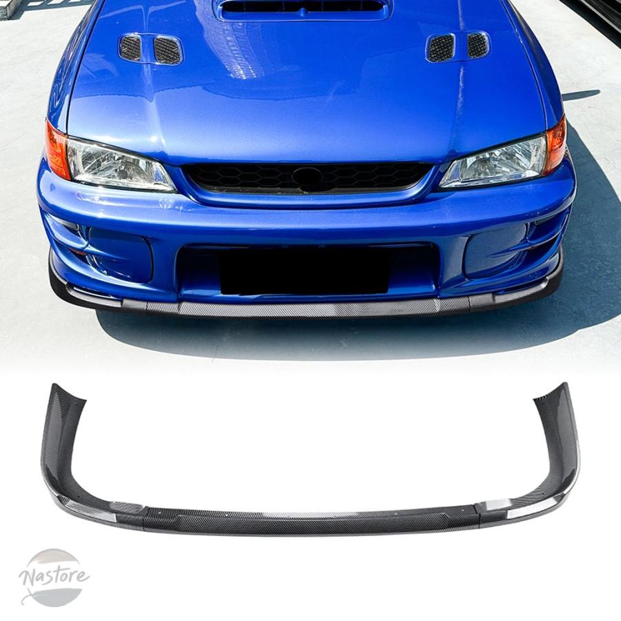 並行輸入品 フロント キット スバル SUBARU インプレッサ WRX STI 1997-2001 バンパー スポイラー リップ カーボン_1