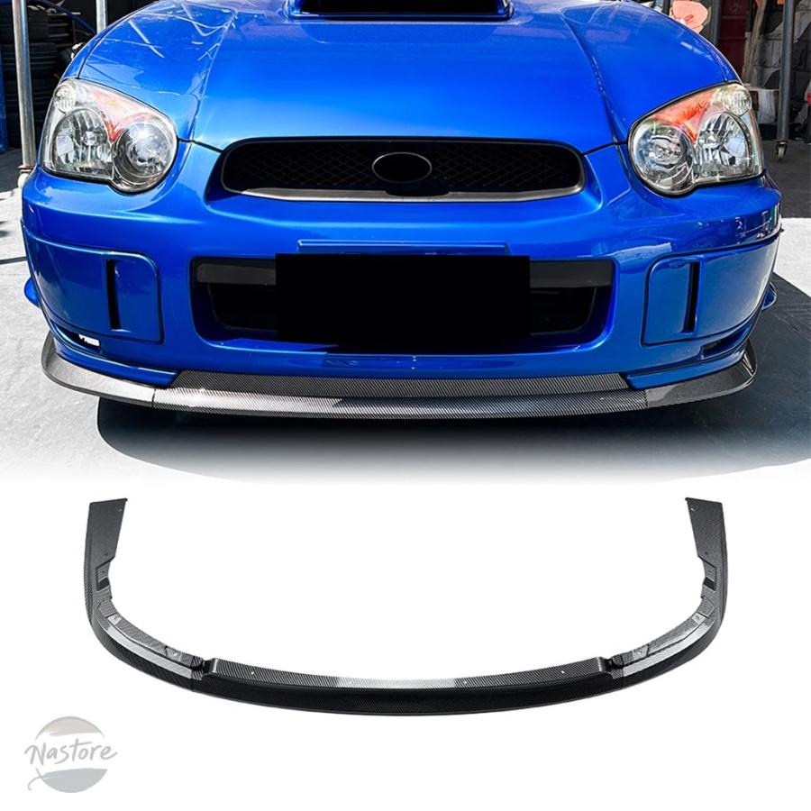 並行輸入品 フロント キット スバル SUBARU インプレッサ WRX STI 2004-2005 バンパー スポイラー リップ カーボン_1