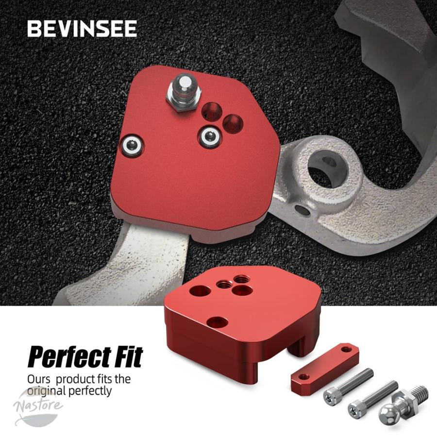 並行輸入品 キット BEVINSEE 調整可能クイックギア ショートシフト シフターアダプター フォード FORD フォーカス MK3 STの画像