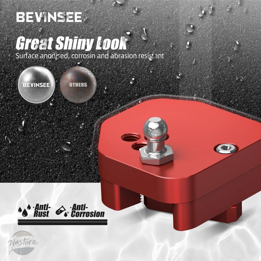 並行輸入品 キット BEVINSEE 調整可能クイックギア ショートシフト シフターアダプター フォード FORD フォーカス MK3 STの画像