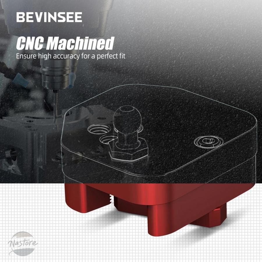 並行輸入品 キット BEVINSEE 調整可能クイックギア ショートシフト シフターアダプター フォード FORD フォーカス MK3 STの画像