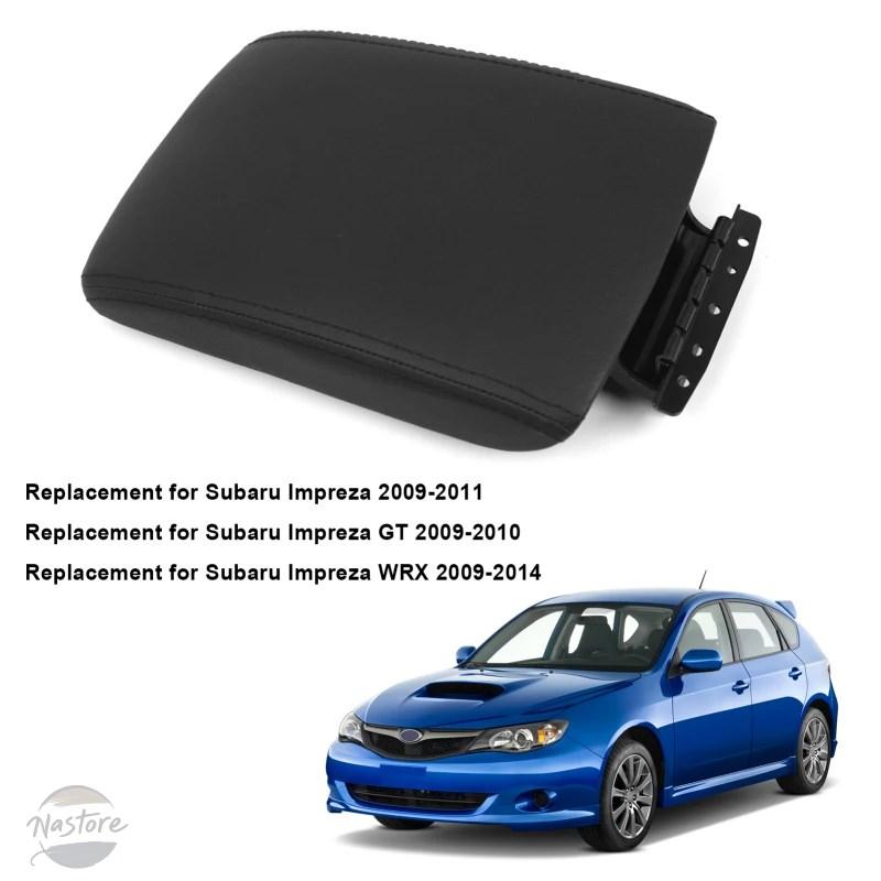 並行輸入品 カバー 交換 センターコンソールリッドレザーカーセンターコンソール スバル SUBARU インプレッサWRX GT 2009-2014レザーセンターコの画像