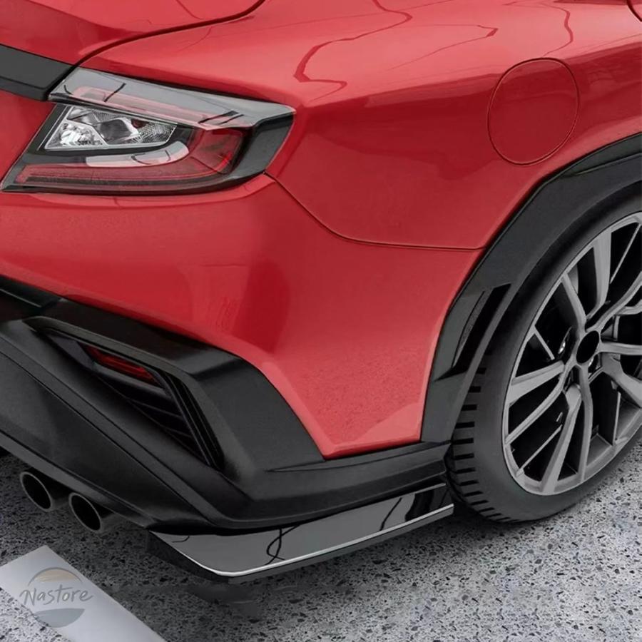 並行輸入品 カバー リア スバル SUBARU WRX VB 2022 2023 2024 バンパー リップ スパッツ エプロン バランス ABSの画像