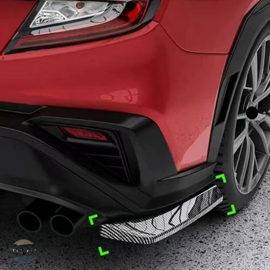 並行輸入品 カバー リア スバル SUBARU WRX VB 2022 2023 2024 バンパー リップ スパッツ エプロン バランス ABSの画像