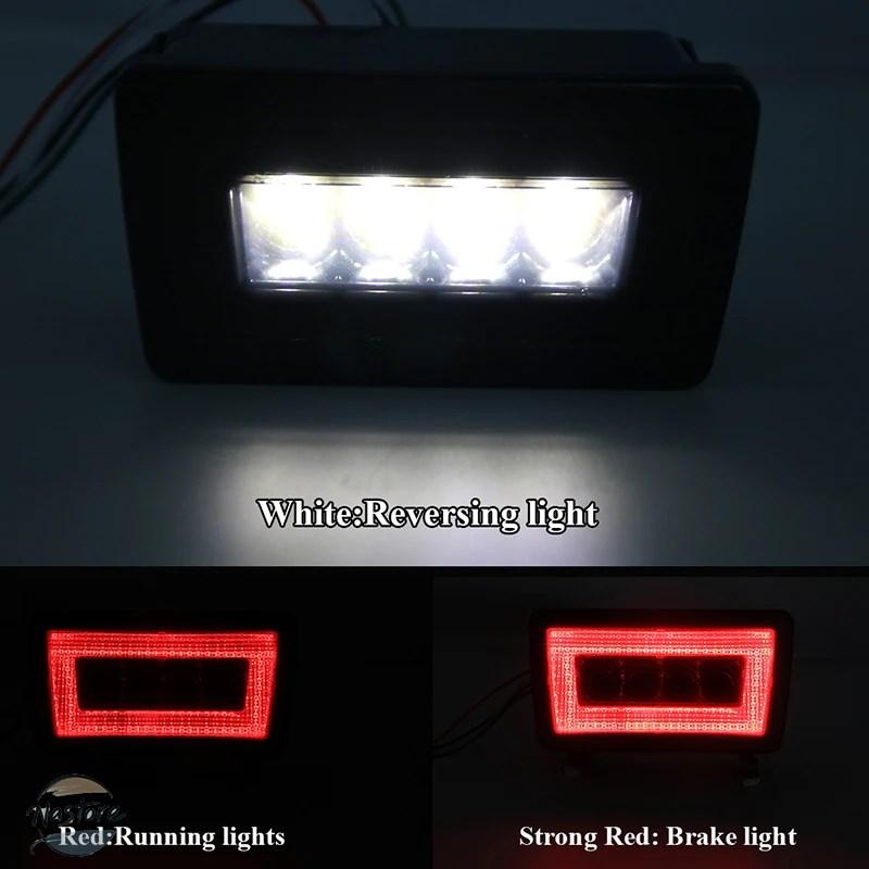 並行輸入品 リア ブレーキ スバル SUBARU WRX STI インプレッサ XV クロストレック バンパー LED リバース パーキングフォグランプの画像