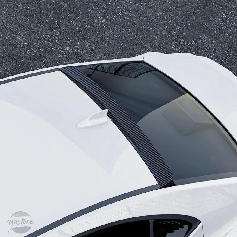 ブランド登録なし - 並行輸入品 後押し スバル SUBARU WRX STI VB 2022+ ABS可塑性物質 黒いこと炭素 陳列箱遮蔽物 スポイラー 舞台の袖