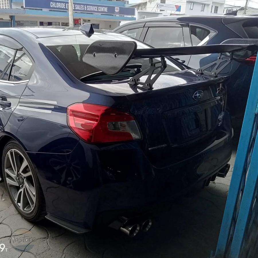 並行輸入品 リア 汎用 GTスタイル ブラック JDM トランクスポイラーウィング ABS 2015-2021 スバル SUBARU WRXの画像