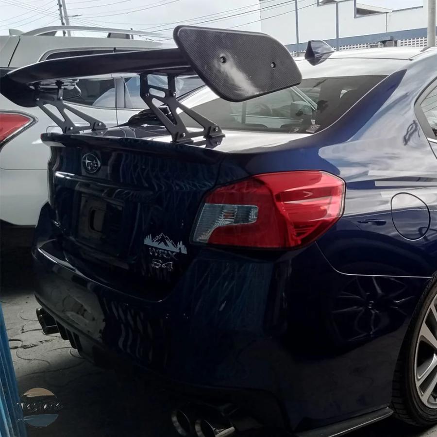 並行輸入品 リア 汎用 GTスタイル ブラック JDM トランクスポイラーウィング ABS 2015-2021 スバル SUBARU WRXの画像